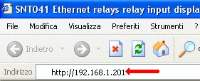 I/O board web server relays browser